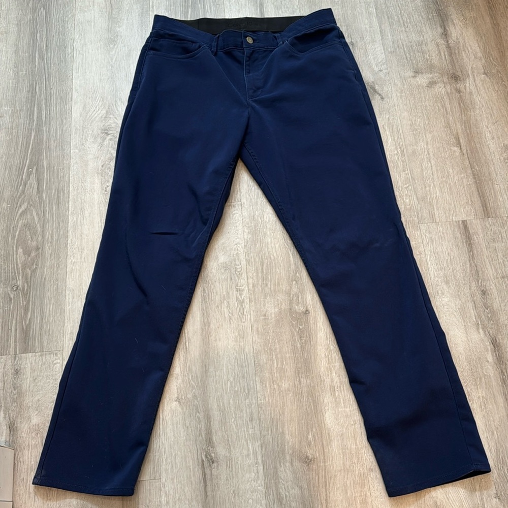 Calvin Klein Men’s 5-pocket Navy Blue Pants